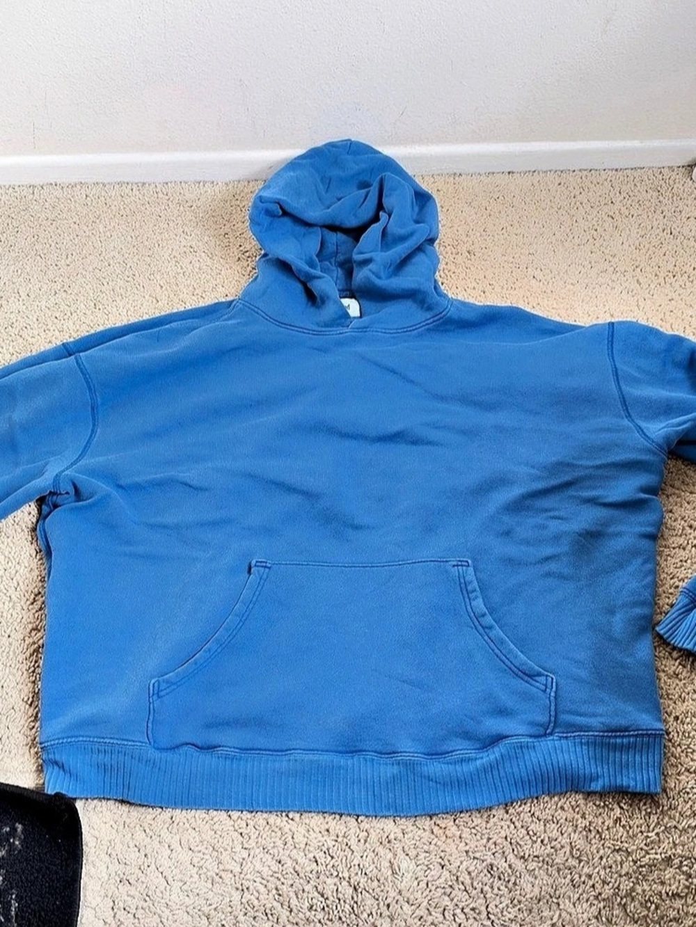 Elwood Blue Core Hoodie Size Large